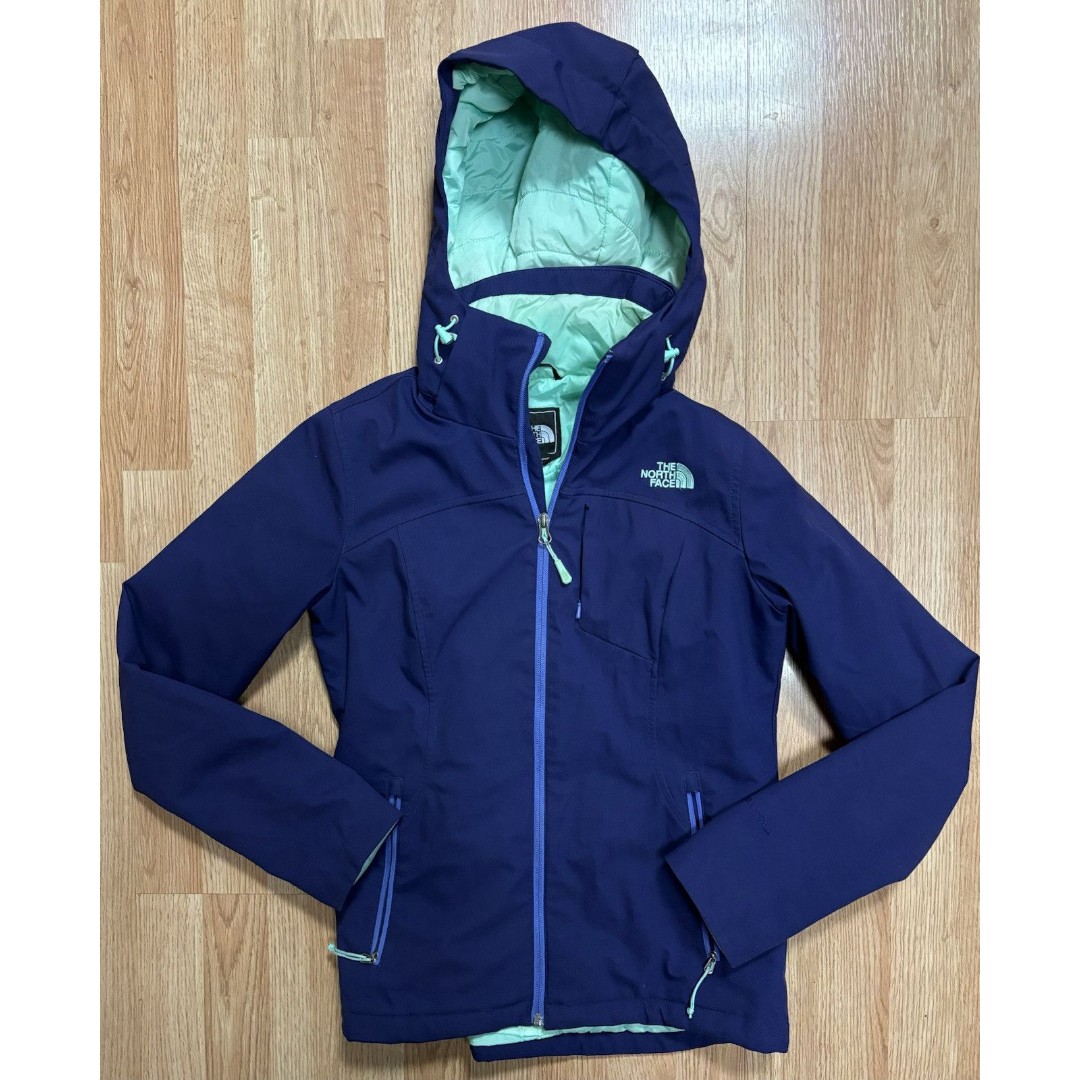 The North Face Women's Apex Elevation Insulated Jacket Size M Purple Green *NOTE