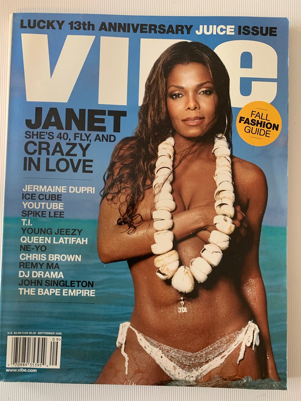 JANET JACKSON ♫ VIBE Magazine ~ LUCKY 13th Anniversary Juice Issue ♫ Sept 2006