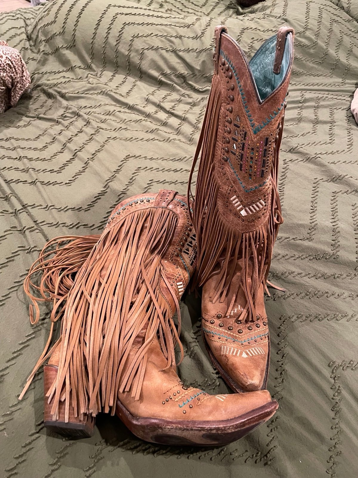 Corral fringe boots