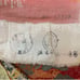 Hand-painted Kimono Fabric, Silk, Habotai (Plain Weave)