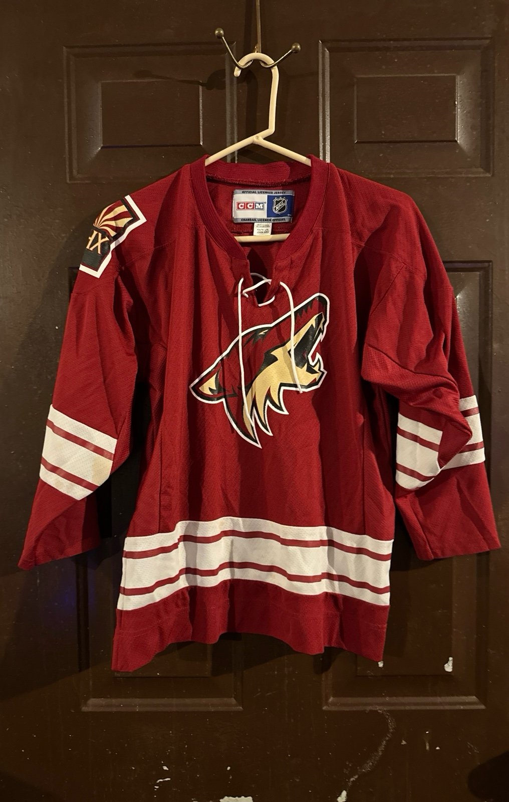 NHL CCM Youth Sz L/XL PHX Arizona Coyotes Jersey