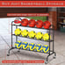 Tilt basketball rack training stand, 3 levels 49 ×18 ×41