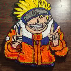 Custom tufted anime rug