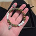 Wind and Fire unakite bracelet