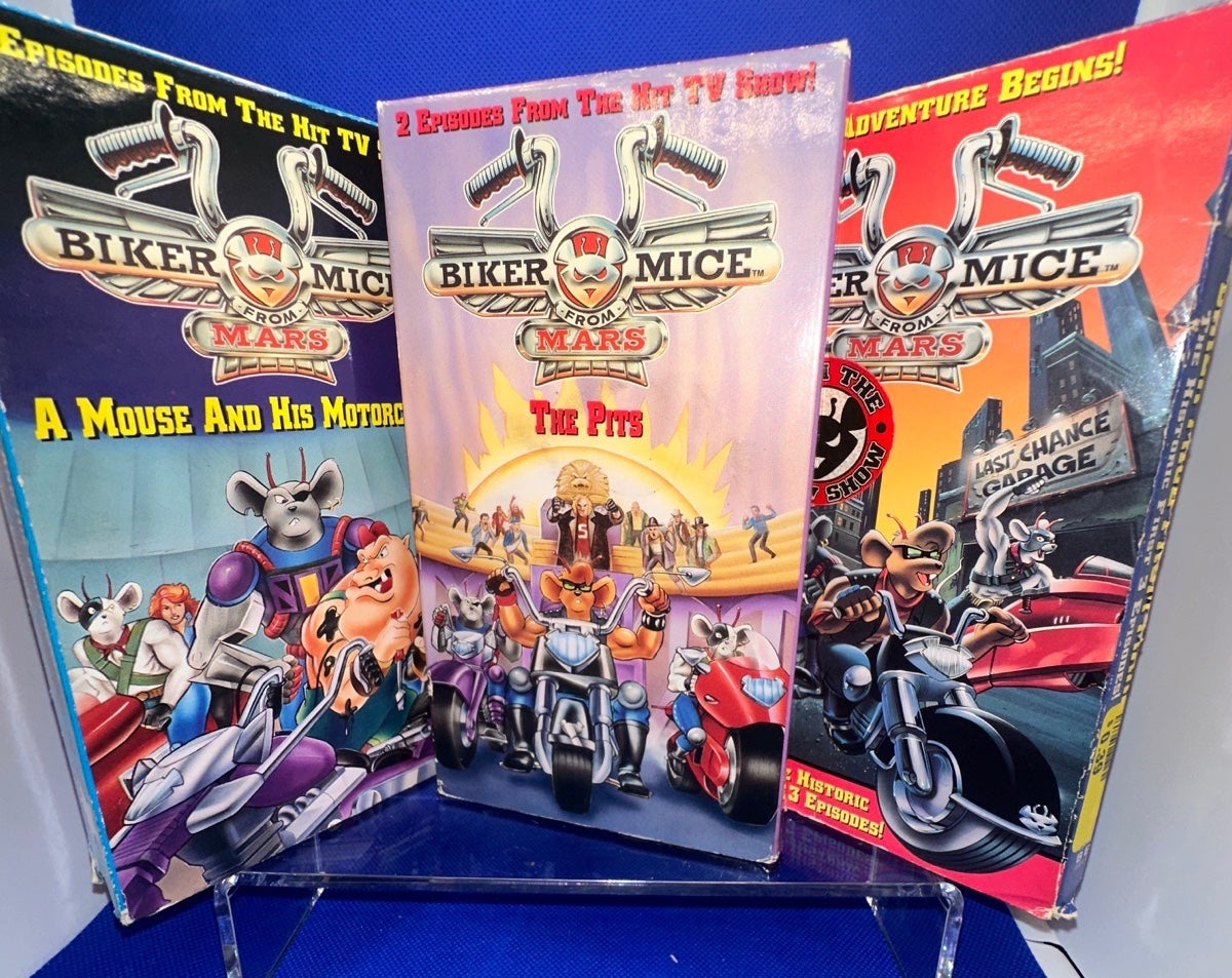 B-1 Rare vintage 1990 vhs tapes BIKER MICE