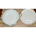 Vintage TK Thun Bohemia Floral & Gold Lusterware Serving Bowl Czechoslovakia