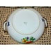 Vintage TK Thun Bohemia Floral & Gold Lusterware Serving Bowl Czechoslovakia