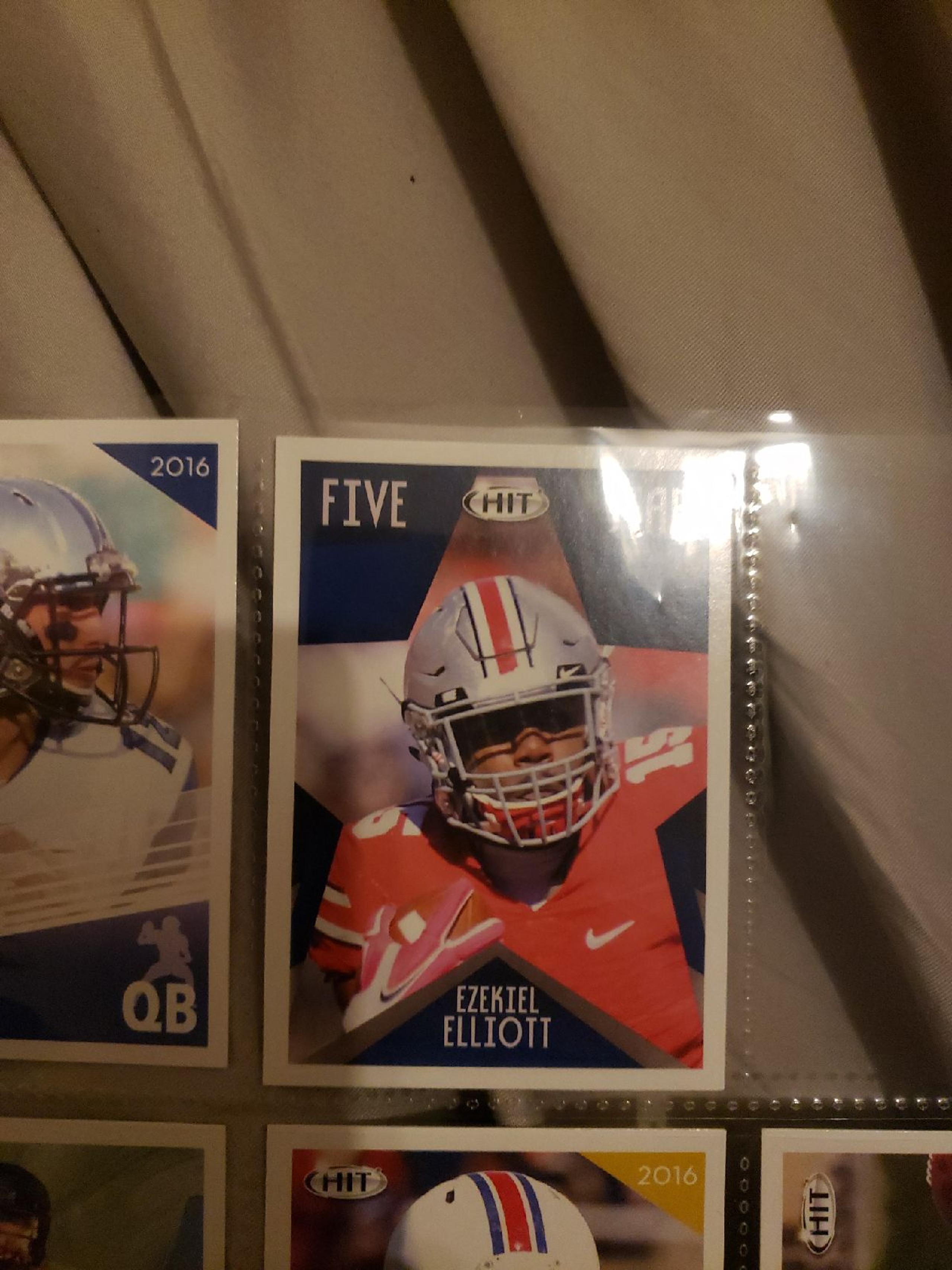 Ezekiel elliott rookie card