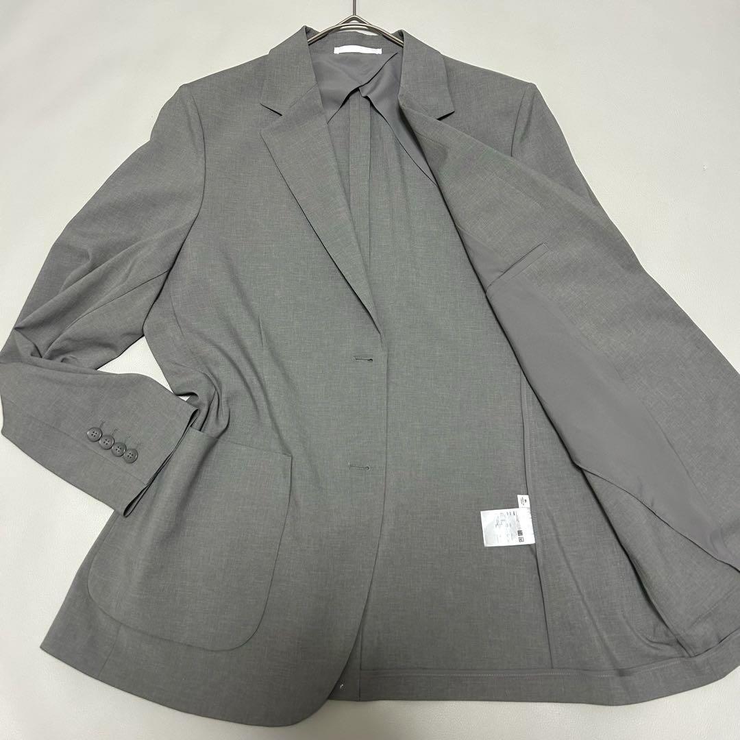 ## Unused Condition✨ 25ss Uniqlo感動ジャケット XL Tailored Unconstructed Gray