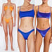 Triangl Bundle 3pcs With Dustbag Set Size Small Beach Summer Miami Pool Day