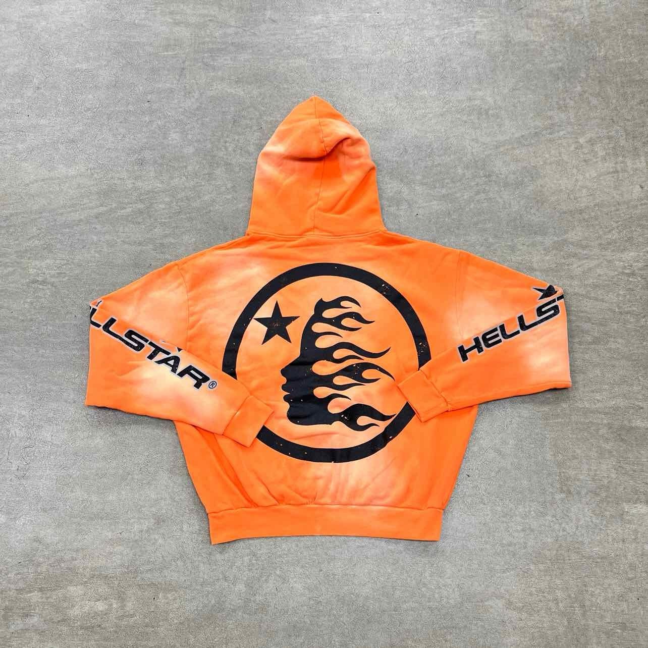 Hellstar 'Orange' Logo Hoodie – Showroom LA