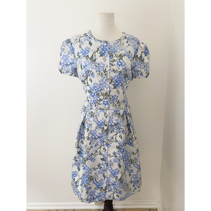 Gal Meets Glam Margaret Floral Jacquard Dress