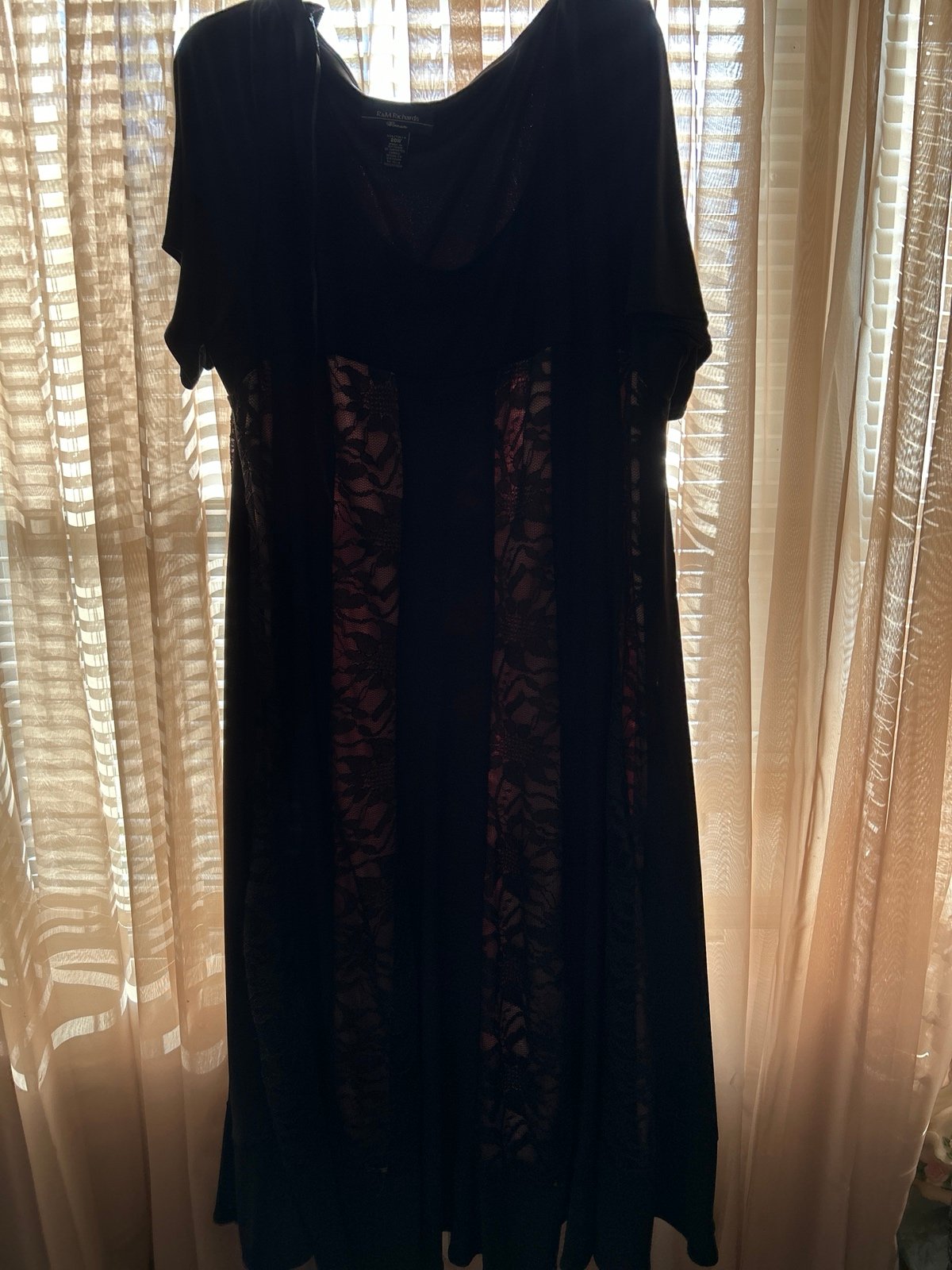 Beautiful black and tan black dress