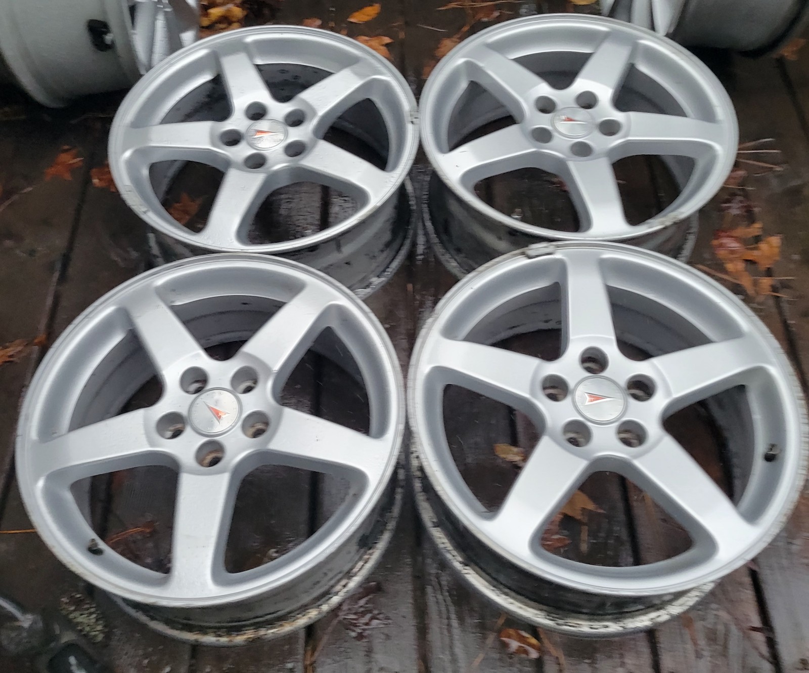2006-2010 PONTIAC G6 RIMS 17 INCH SET OF 4 USED 5X110