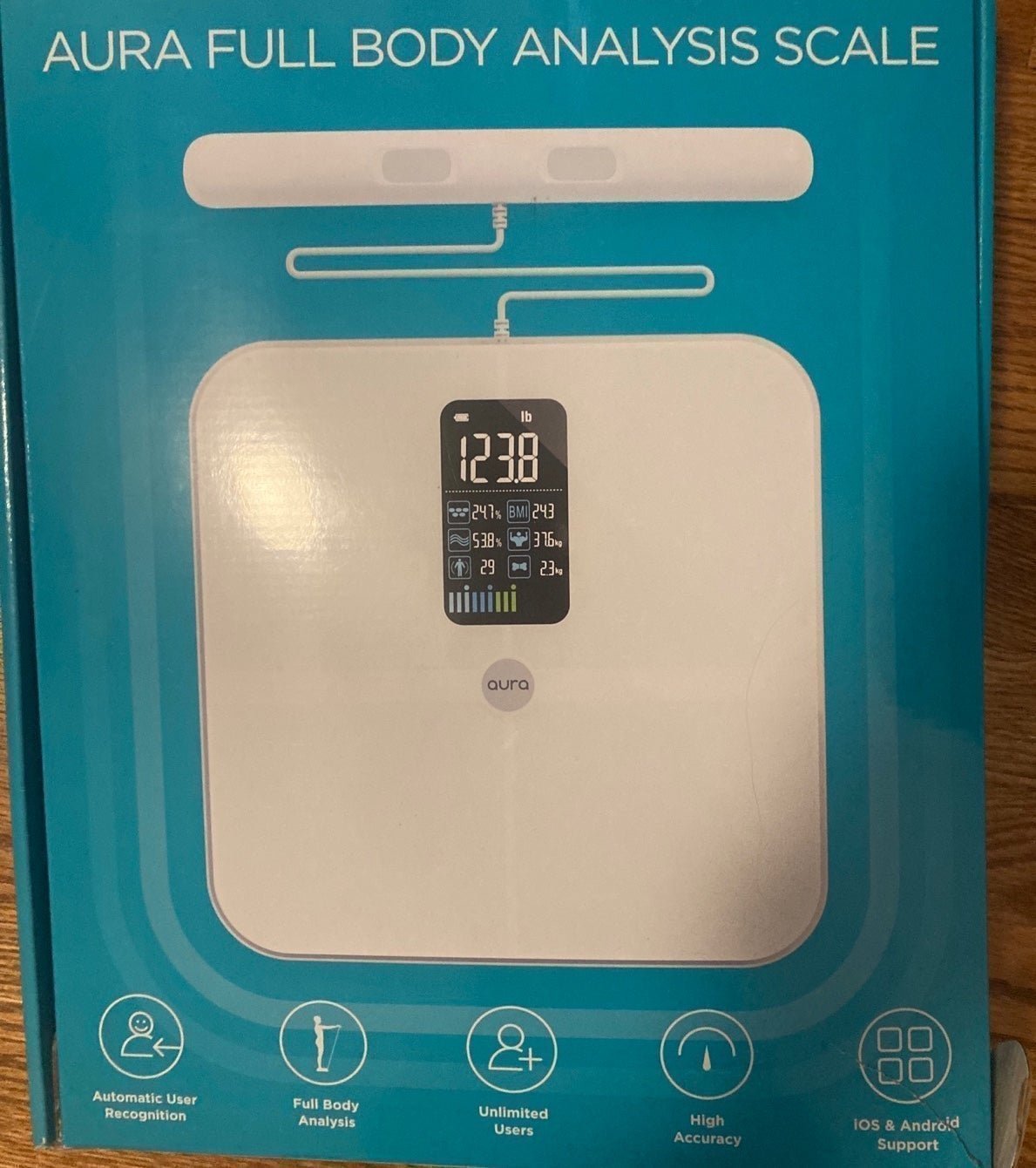 Aura full body analysis smart scale