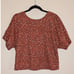 Anthropologie The Odells Women's XS Alice Reversible Top Malmo Print Linen Blend