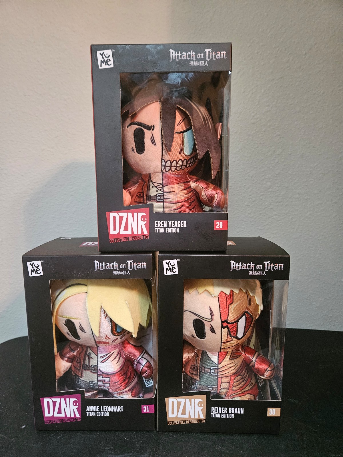Attack on Titan DZNR Plushes