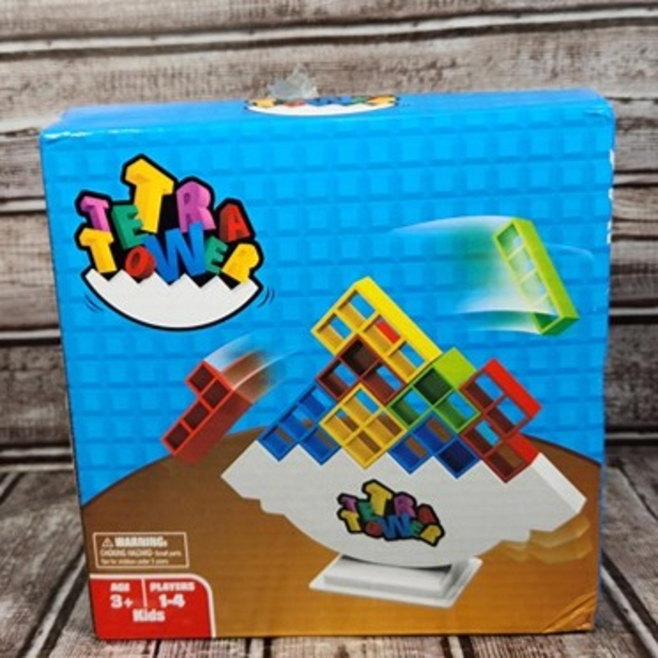 48 Pcs TETRA TOWER Balance Stacking Blocks Game Team Toys Gifts Kids 3+ EUC