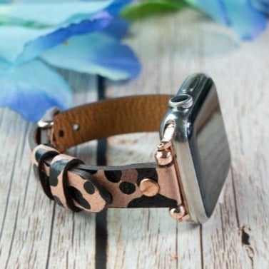 Pink Leopard Pattern Apple Watch Band