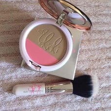 Hibiscus Kiss bronzer and Brush #187
