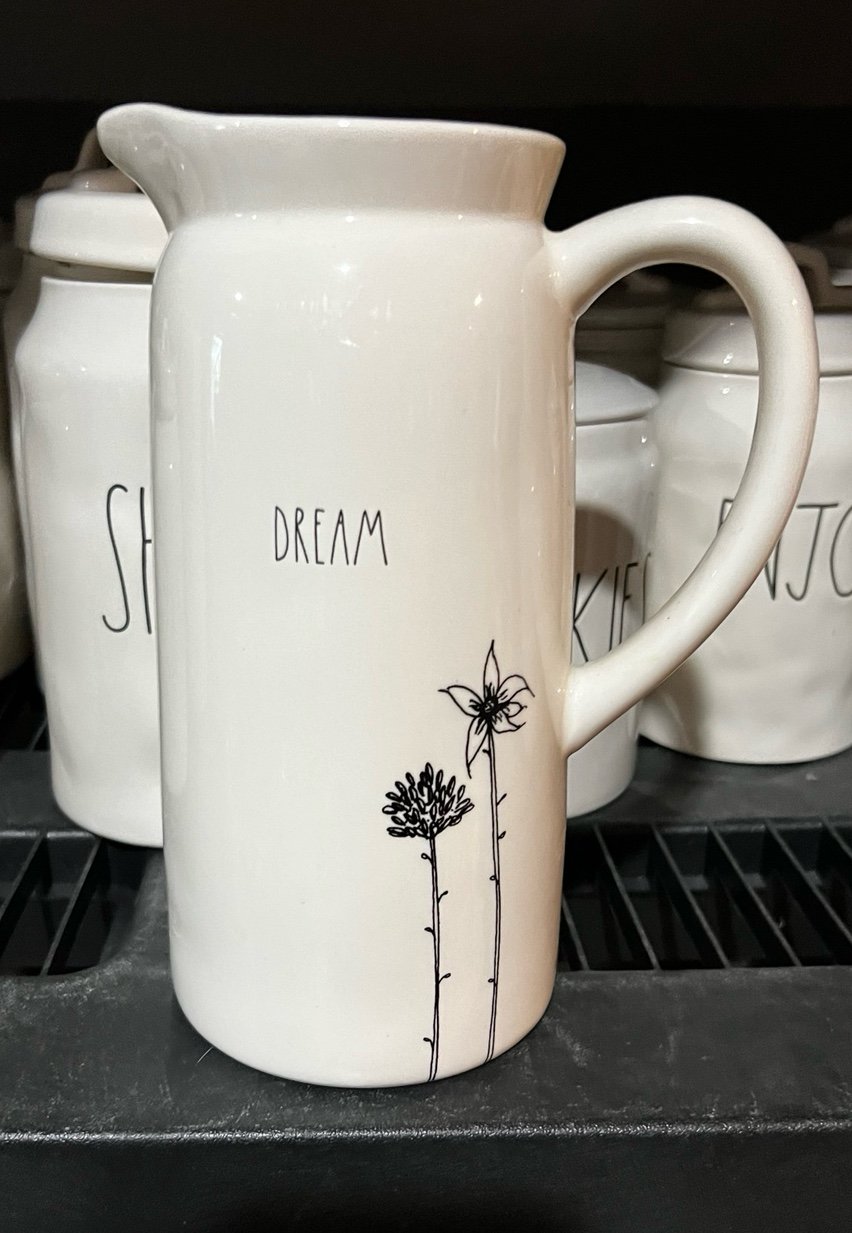 Rae Dunn Stem Line Dream Pitcher