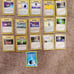 Pokemon cards all different sets including about 5 holos and older Japanese ones