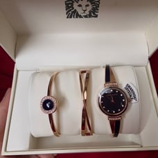 Anne Klein watch set with bracelet