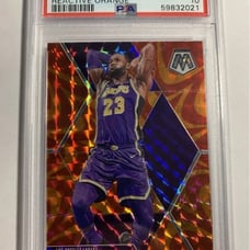 2019-20 Panini Mosaic Lebron James Reactive Orange #8 PSA 10