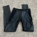 BCBGMAXAZARIA Black Pleather Slade Leggings Size XS