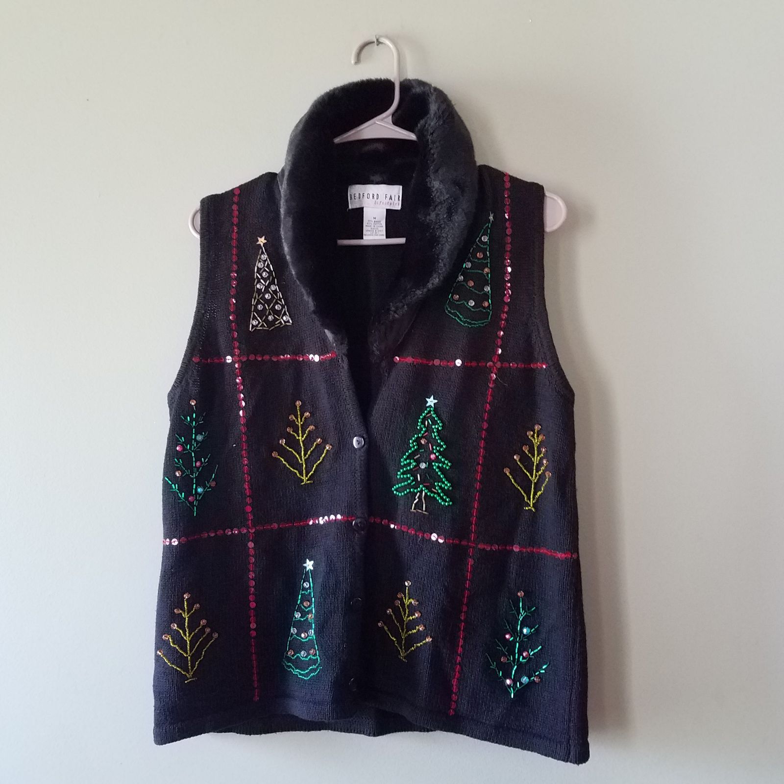 Vintage Christmas Sweater Vest