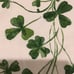 Martha Stewart Shamrocks and Red Clover Flowers Table Runner