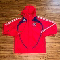 Adidas Y2K Chicago Fire MLS Soccer Jacket S