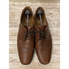 Clarks Shoes Men’s Size 11 Brown Leather Oxford Lace Up Dressy Shoes
