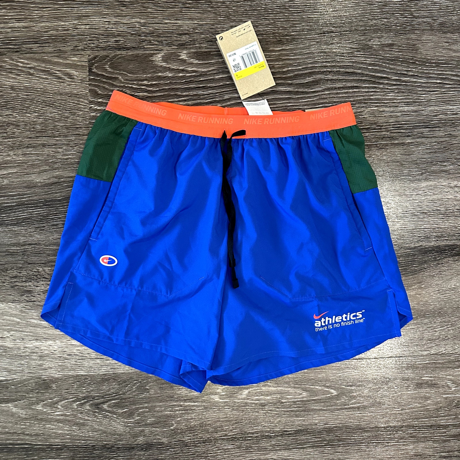 Nike Men's Stride Dri-FIT 5 Brief Lined Small Running Shorts Blue HF4562-480