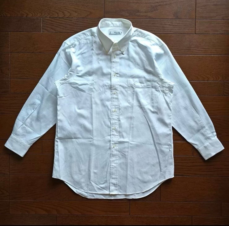 Makers Shirt Made in Japan Dobby Stripe Classic Fit Dress Shirt Size 45-85 large