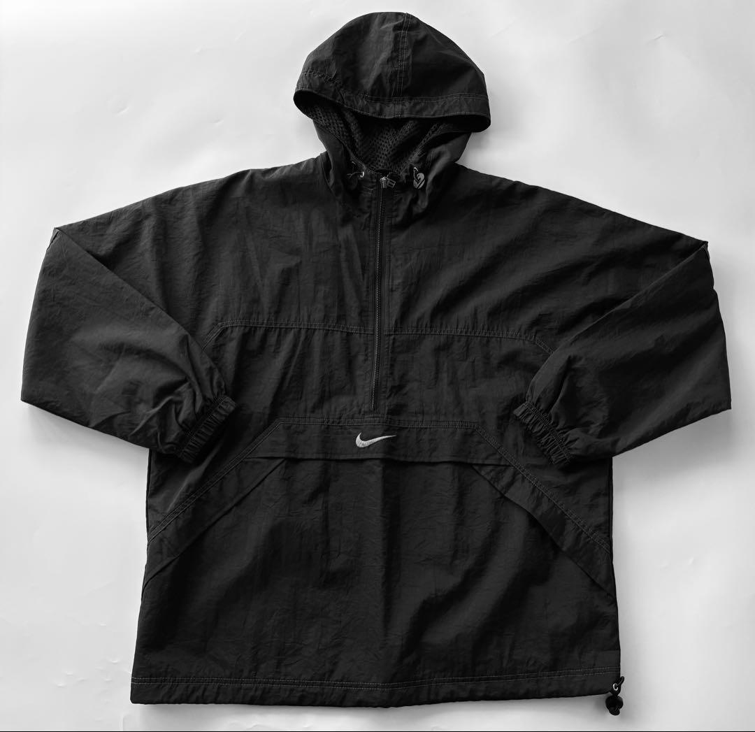 NIKE 90s White Tag Anorak Parka M Black