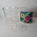 Hawaiian Hibiscus Floral Acrylic Ice Bucket Multi Color Appx 7.5 Inches Tall