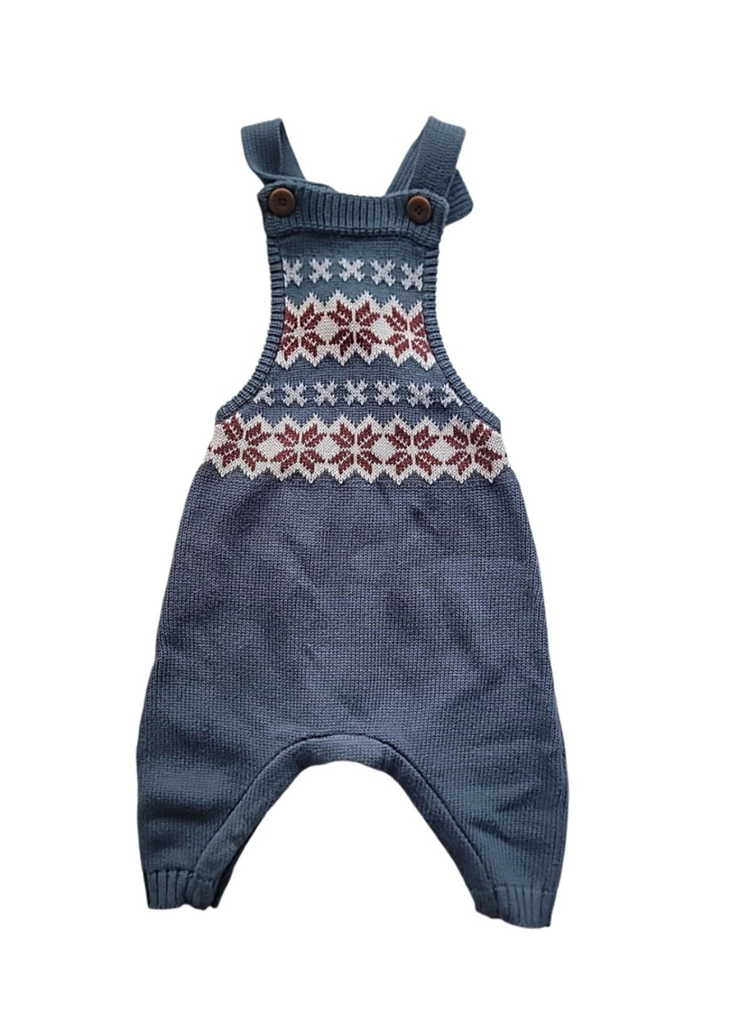 Nordstrom Knitted Overall's For Baby Boy Size 6 Months