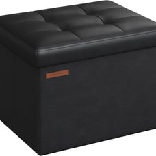 Small Folding Storage Ottoman Foot Rest Stool
