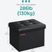 Small Folding Storage Ottoman Foot Rest Stool