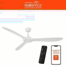 Home Decorators Tager 60 in. Smart Indoor/Outdoor Ceiling Fan w/ Remote Hubspace