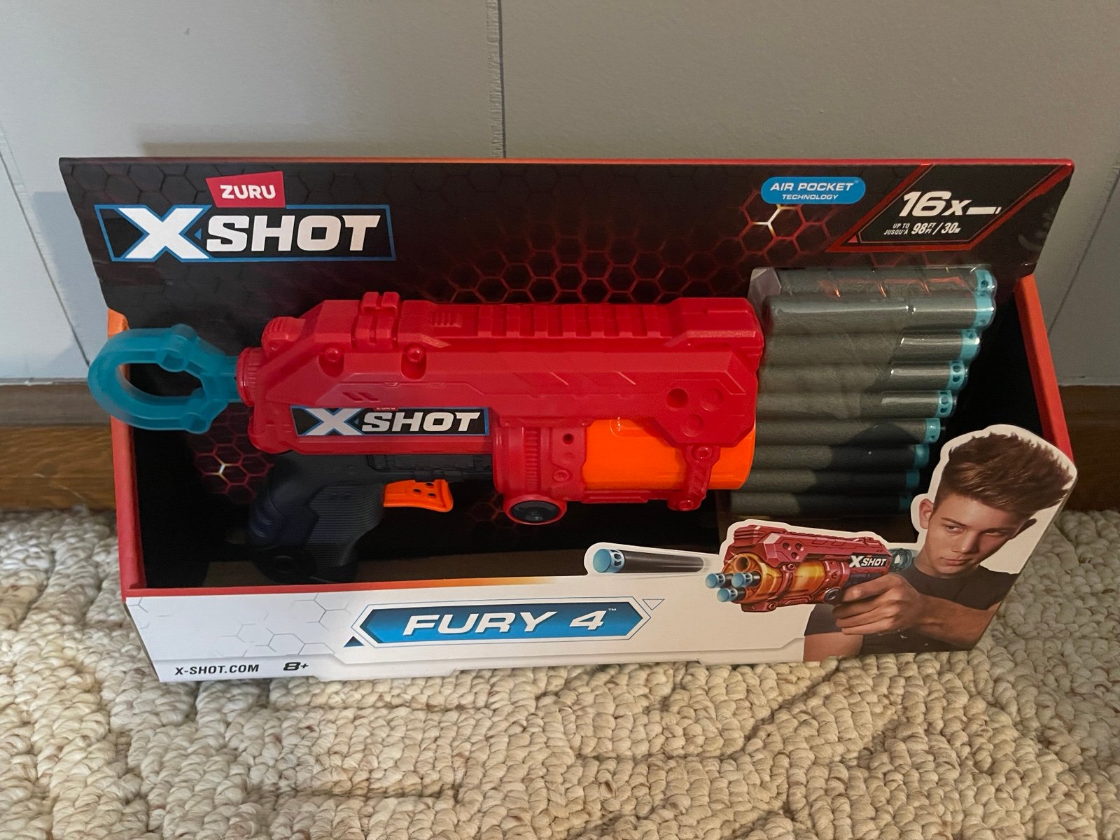 XShot 4 Fury Turbo Advance Dart Gun