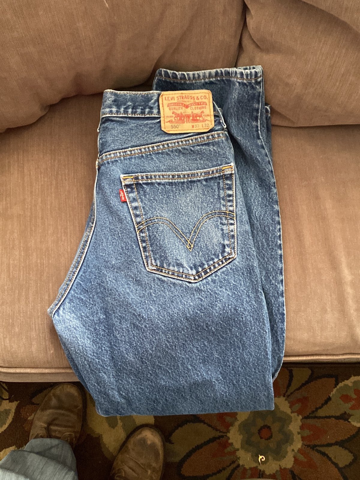 Denim Levi style 550 33x32