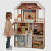 KidKraft Savannah Wooden Dollhouse, Over 4 feet Tall with Porch Swing and 14 Acc