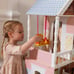 KidKraft Savannah Wooden Dollhouse, Over 4 feet Tall with Porch Swing and 14 Acc