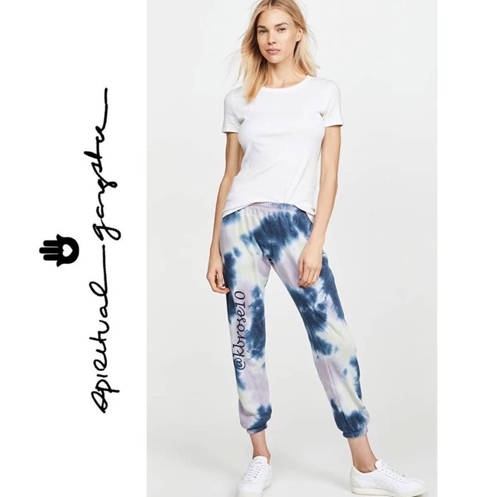 New with Tags Spiritual Gangster Perfect Sweatpants Tie Dye Size Small