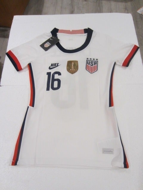 Rose Lavelle #16 USA USWNT Stadium White Home Womens Soccer Jersey 2020-2021