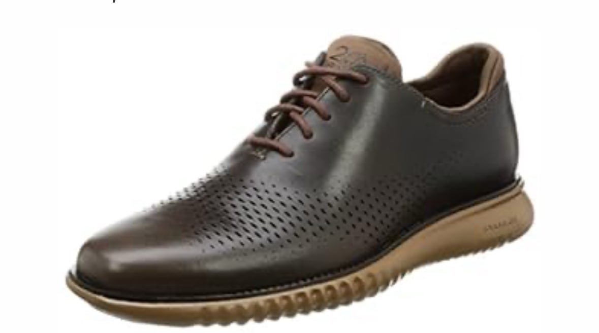 Cole Haan ZeroGrand Wing Oxford in Dark brown leather