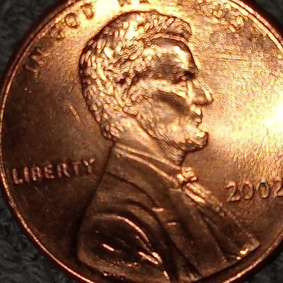 US,2002 ,NO MINT LINCOLN PENNY DDR.