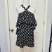 MICHAEL KORS BLACK AND WHITE FLORAL OFF-SHOULDER HALTER BLOUSE TOP 88
